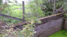 A closer view of the lake end, the water level is lower than it would have been then. On the far end of the concrete beams, short steel bars can be seen sticking out, these would have been for the winch cables.