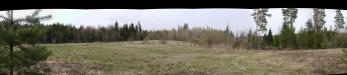 A long-abandoned landfill next to the gravel pit.