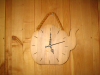 A wall clock I made when I was eleven or so, one of two.