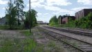 Back at the switches where the single track began, looking at the industrial area - didn't dare to venture further due to there being an manned depot not far ahead.