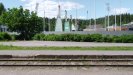 The Lahti sport centre and the old platform.